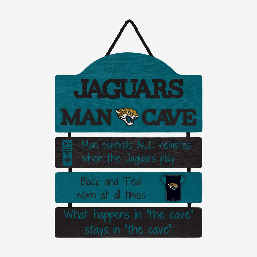 Jacksonville Jaguars Mancave Sign FOCO - FOCO.com