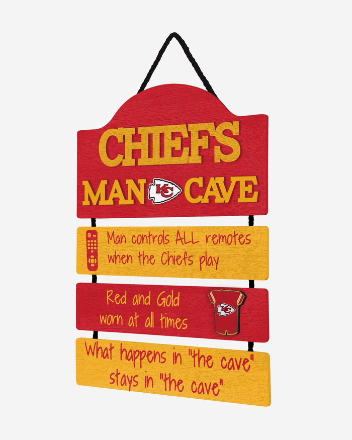 Kansas City Chiefs Mancave Sign FOCO - FOCO.com