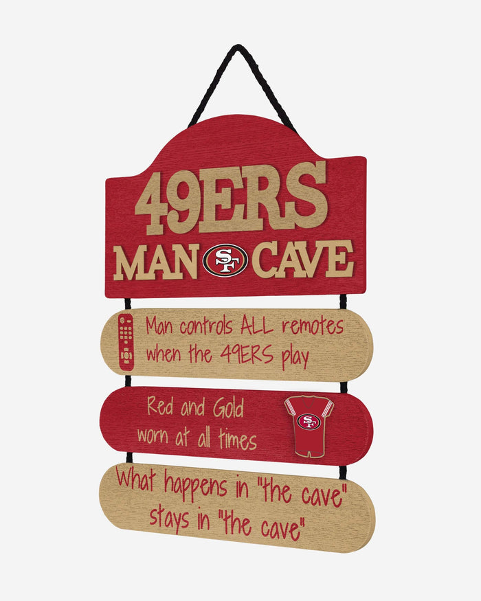 San Francisco 49ers Mancave Sign FOCO - FOCO.com