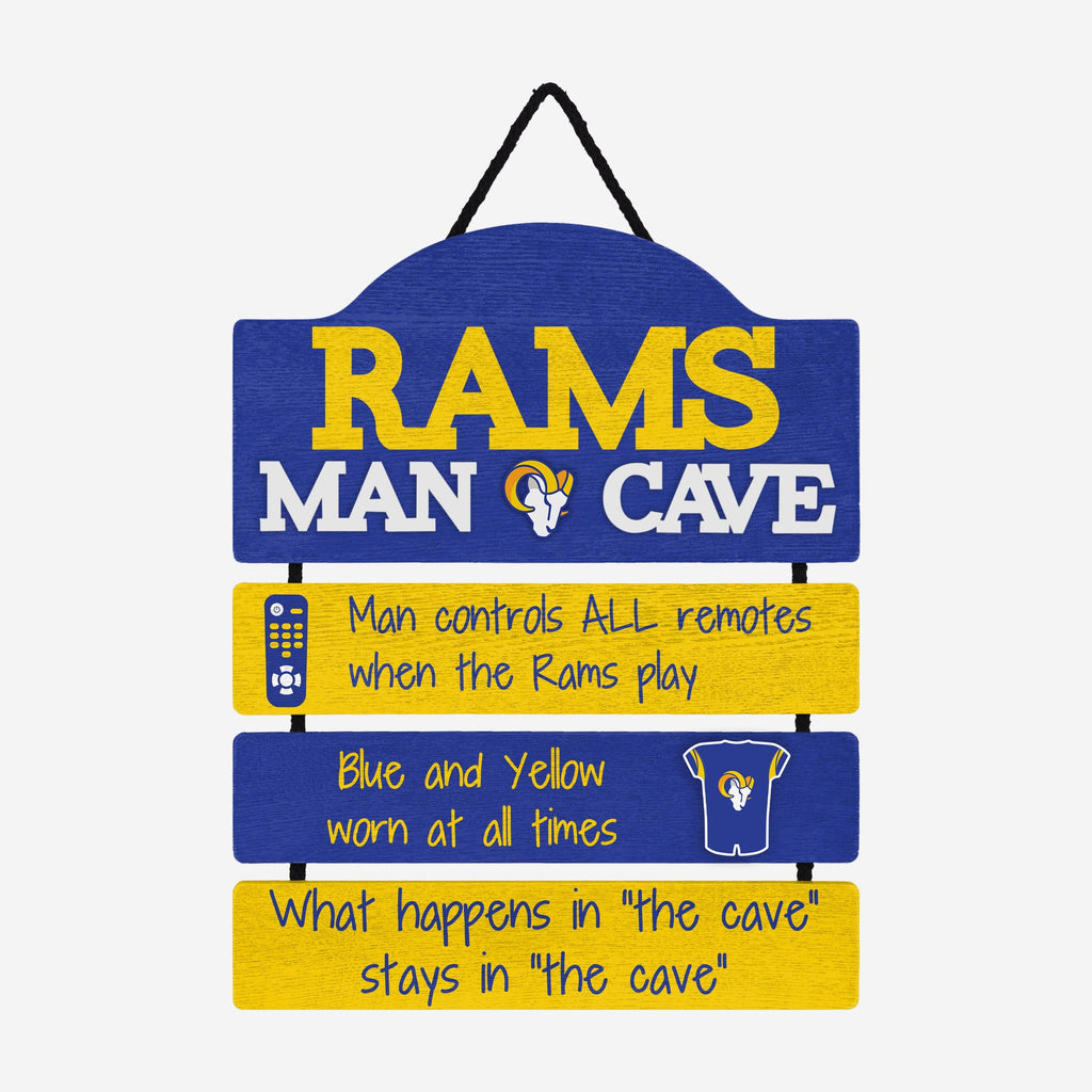 Los Angeles Rams Mancave Sign FOCO - FOCO.com