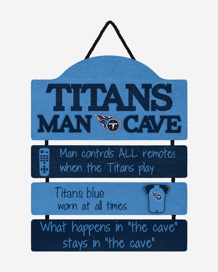 Tennessee Titans Mancave Sign FOCO - FOCO.com