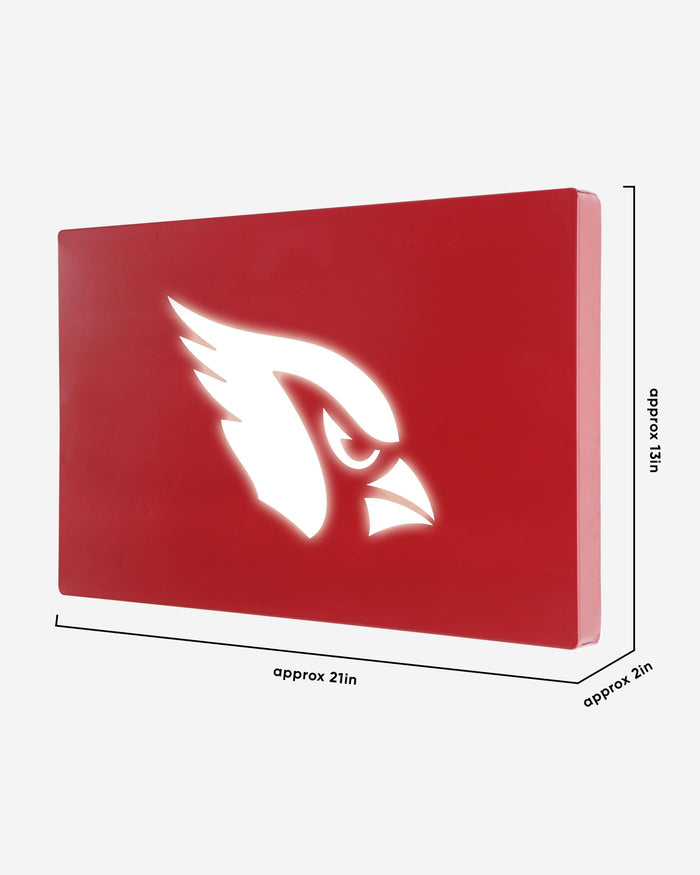 Arizona Cardinals Metal Light Up Logo Sign FOCO - FOCO.com