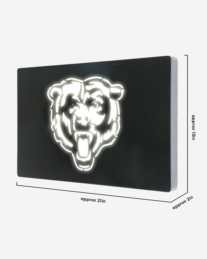 Chicago Bears Metal Light Up Logo Sign FOCO - FOCO.com