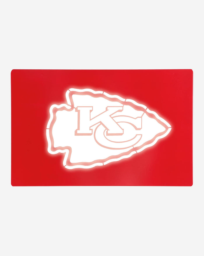 Kansas City Chiefs Metal Light Up Logo Sign FOCO - FOCO.com