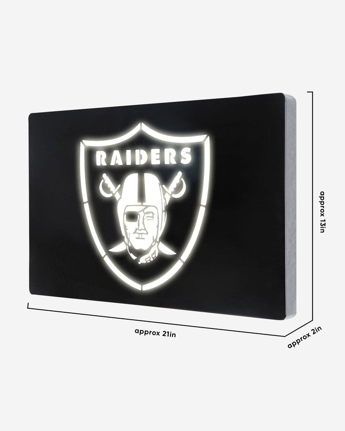 Las Vegas Raiders Metal Light Up Logo Sign FOCO - FOCO.com