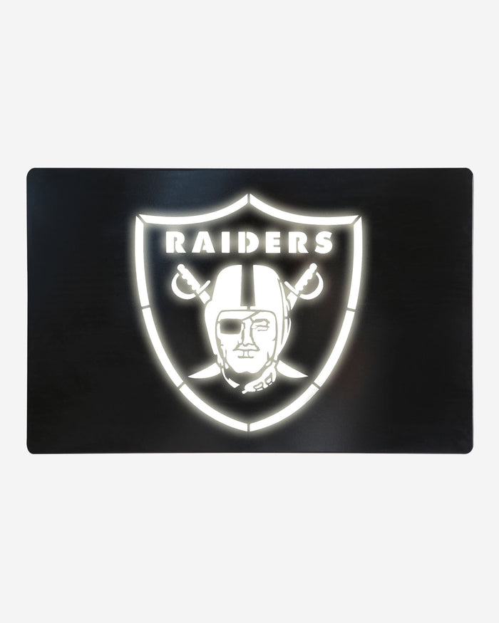 Las Vegas Raiders Metal Light Up Logo Sign FOCO - FOCO.com