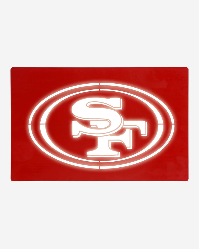 San Francisco 49ers Metal Light Up Logo Sign FOCO - FOCO.com