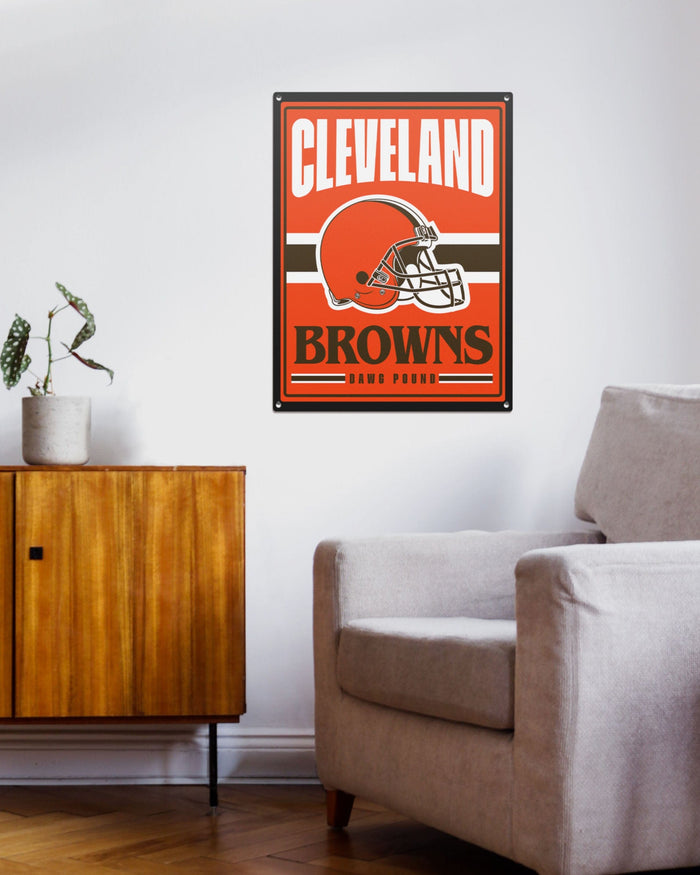 Cleveland Browns Metal Tacker Wall Sign FOCO - FOCO.com