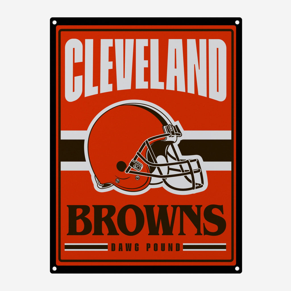 Cleveland Browns Metal Tacker Wall Sign FOCO - FOCO.com