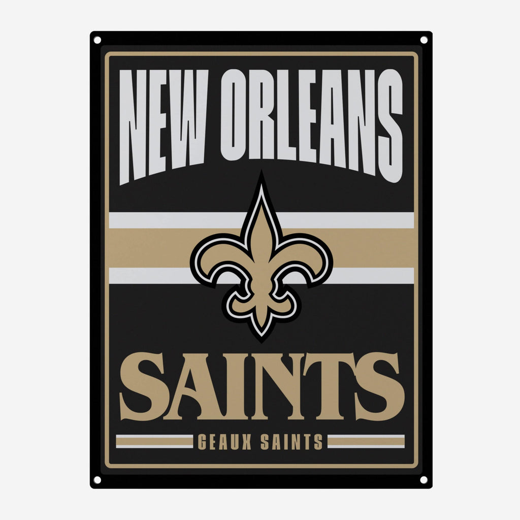 New Orleans Saints Metal Tacker Wall Sign FOCO - FOCO.com