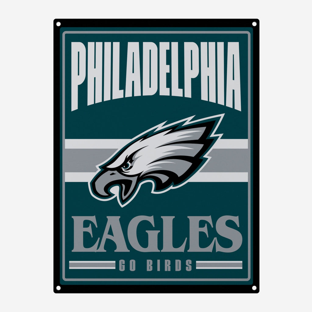 Philadelphia Eagles Metal Tacker Wall Sign FOCO - FOCO.com