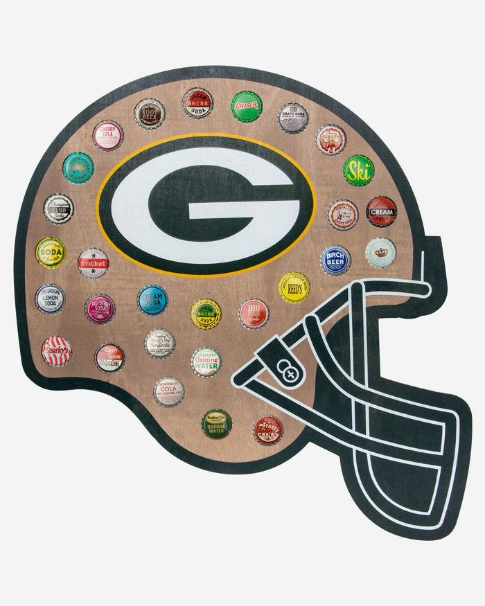 Green Bay Packers Push Bottle Cap Wall Sign FOCO - FOCO.com