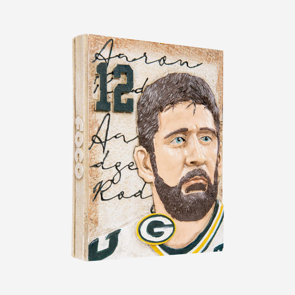 Aaron Rodgers Green Bay Packers Player Wall Plaque FOCO - FOCO.com