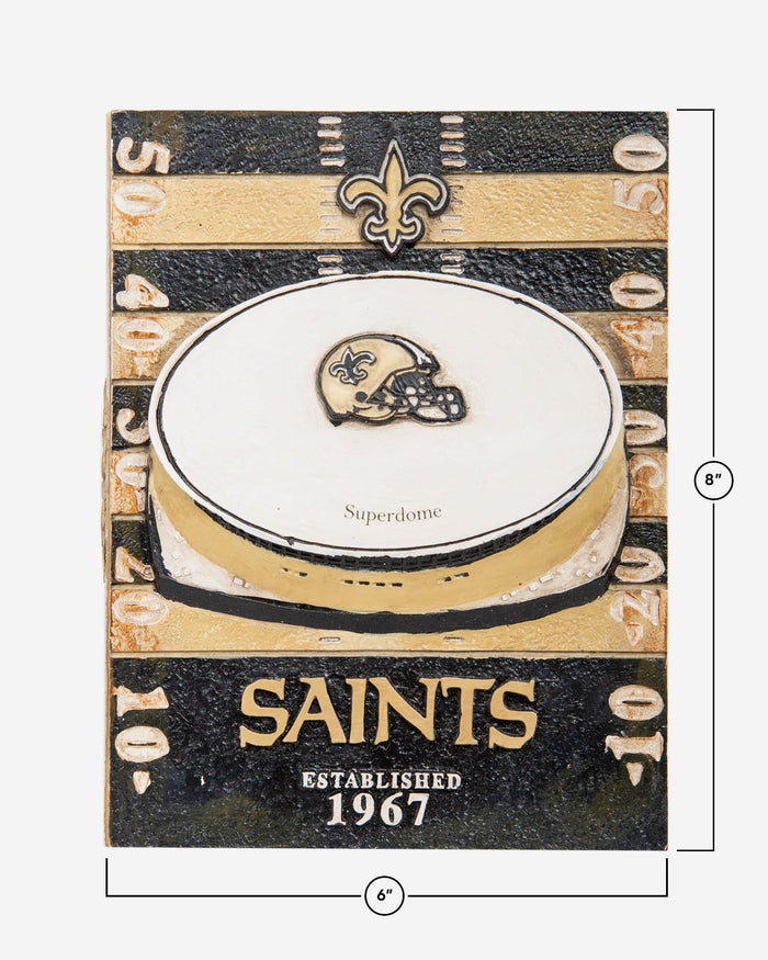 New Orleans Saints Mercedes-Benz Superdome Stadium Wall Plaque FOCO - FOCO.com