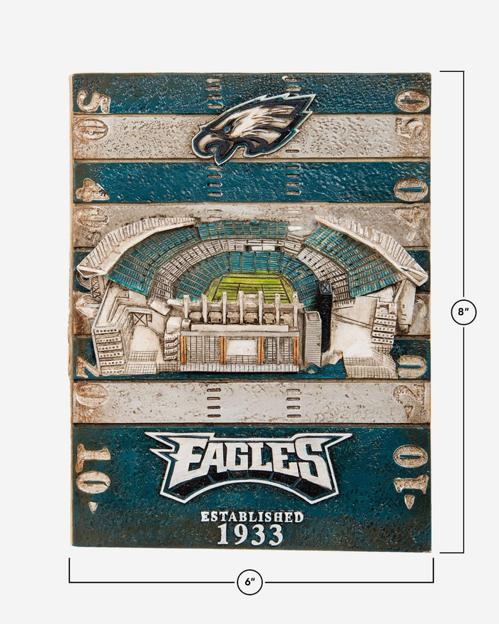 Philadelphia Eagles Lincoln Financial Field Stadium Wall Plaque FOCO - FOCO.com