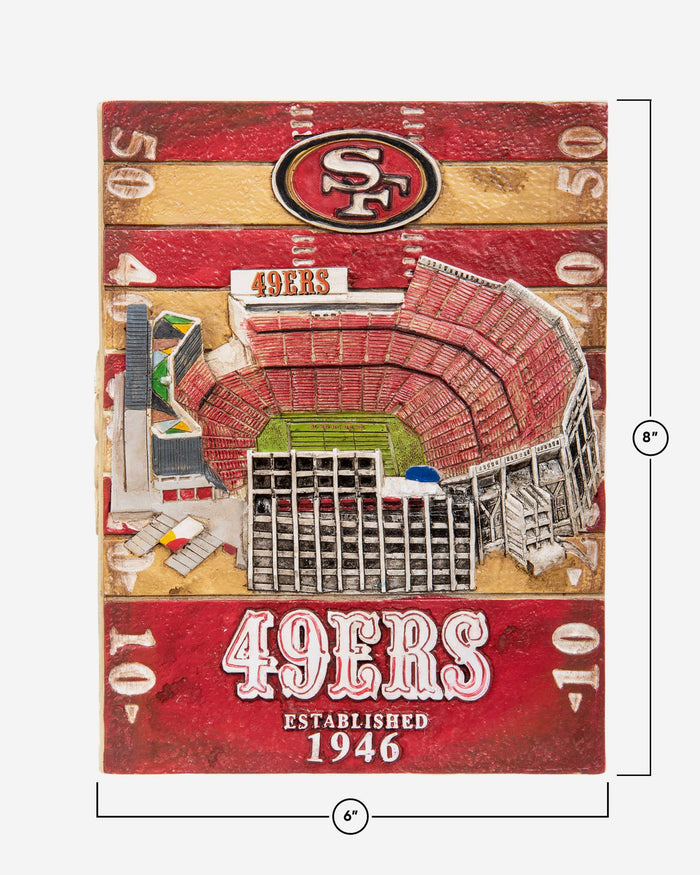 San Francisco 49ers Levi's Stadium Wall Plaque FOCO - FOCO.com