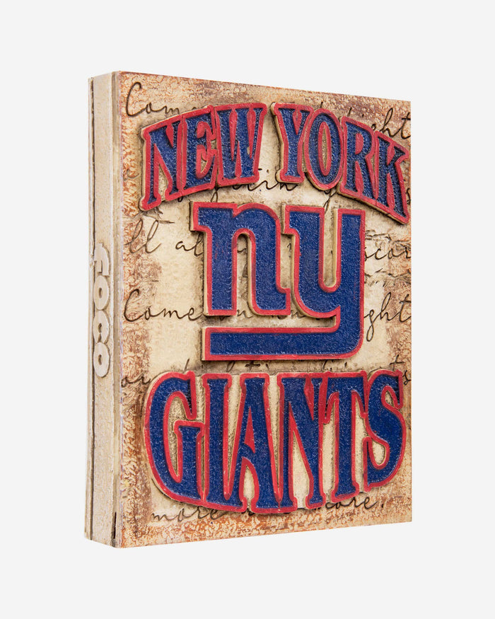 New York Giants Team Logo Wall Plaque FOCO - FOCO.com