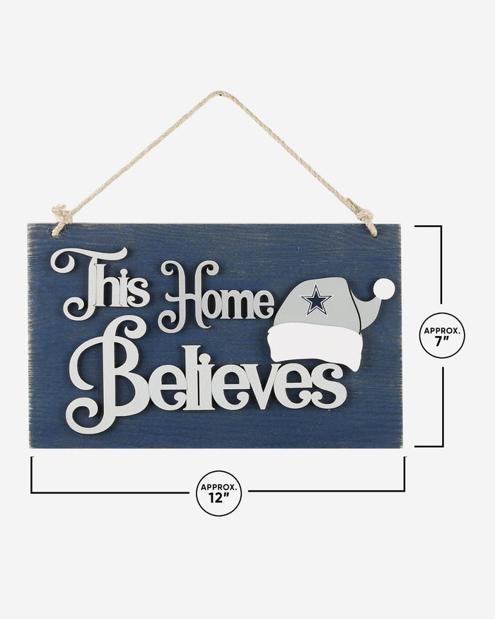 Dallas Cowboys This Home Believes Wall Sign FOCO - FOCO.com
