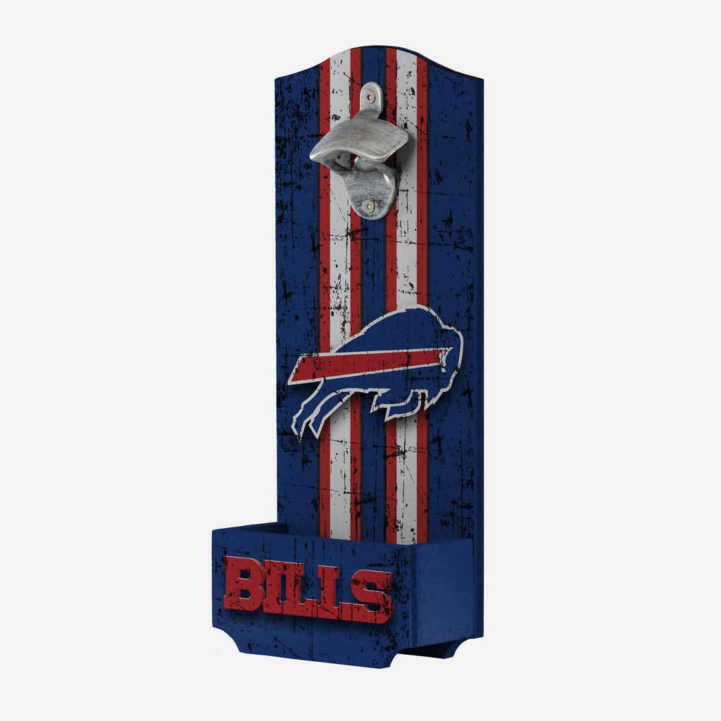 Buffalo Bills Wooden Bottle Cap Opener Sign FOCO - FOCO.com