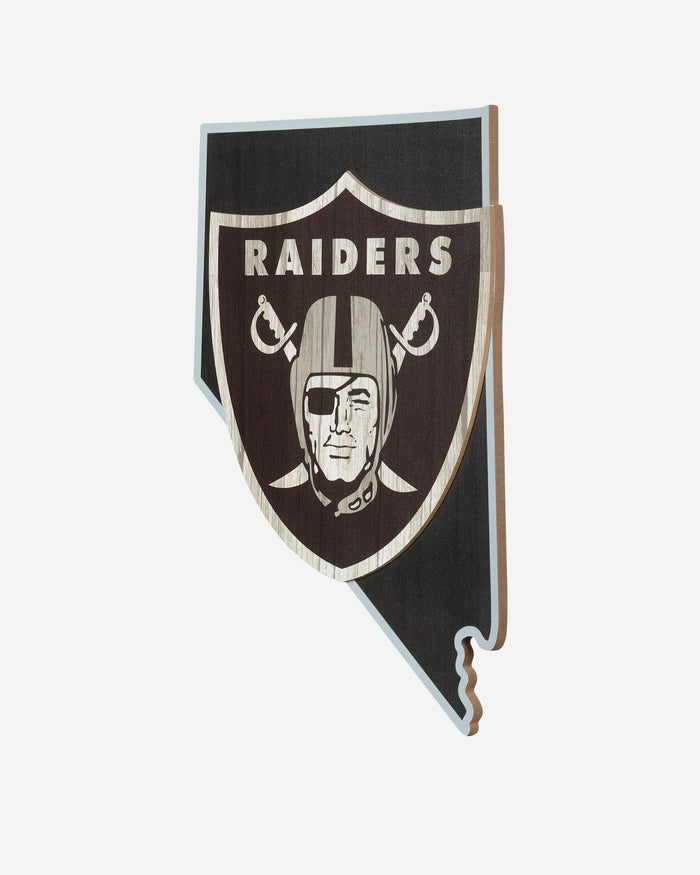 Las Vegas Raiders Wood State Sign FOCO - FOCO.com