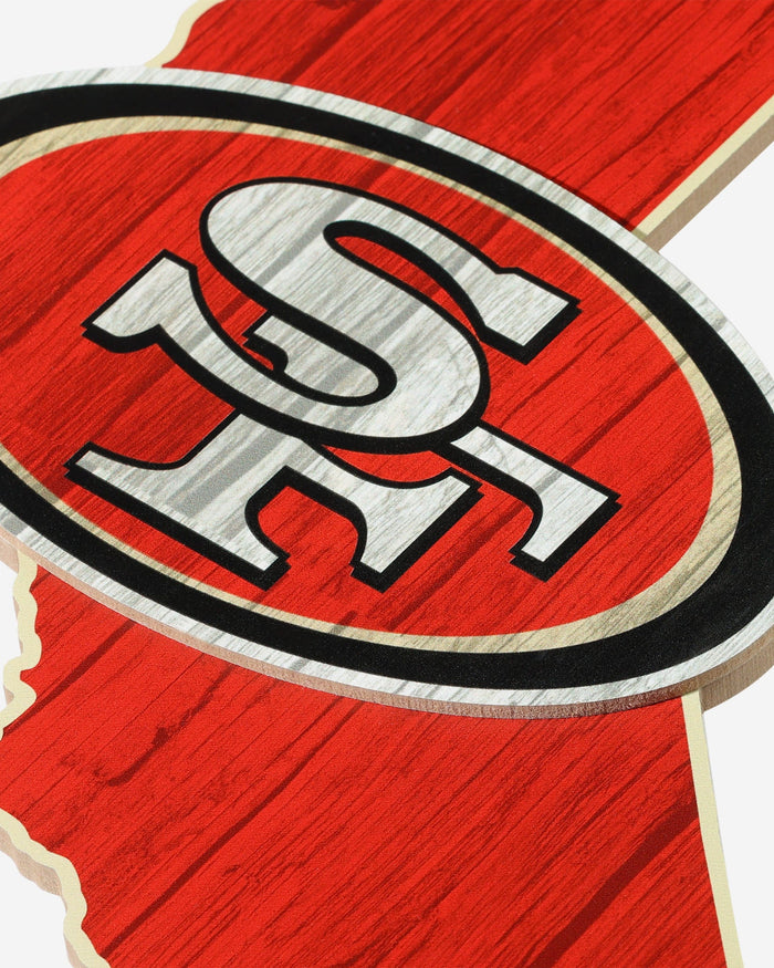 49ers Wood Logo 