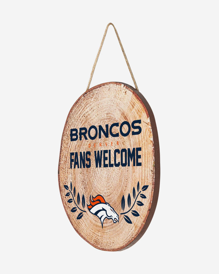 Denver Broncos Wood Stump Sign FOCO - FOCO.com