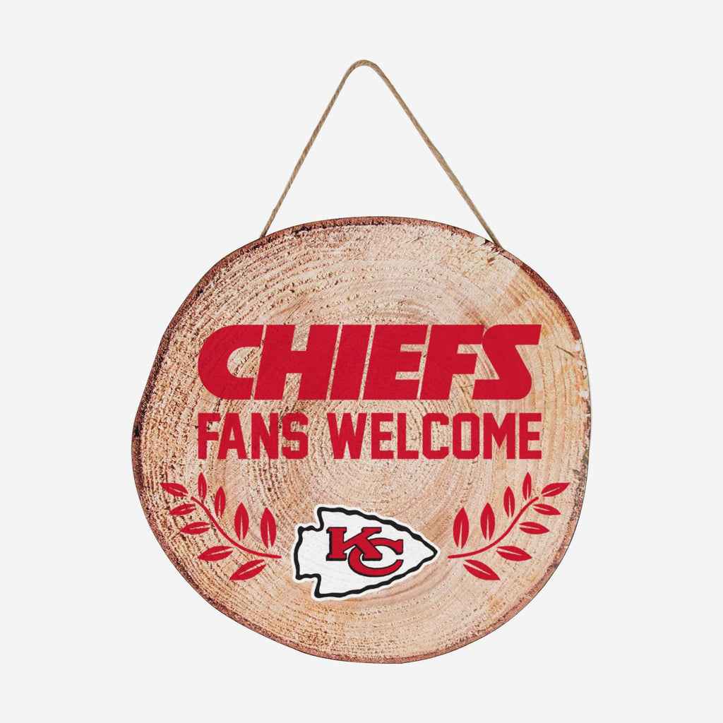 Kansas City Chiefs Wood Stump Sign FOCO - FOCO.com