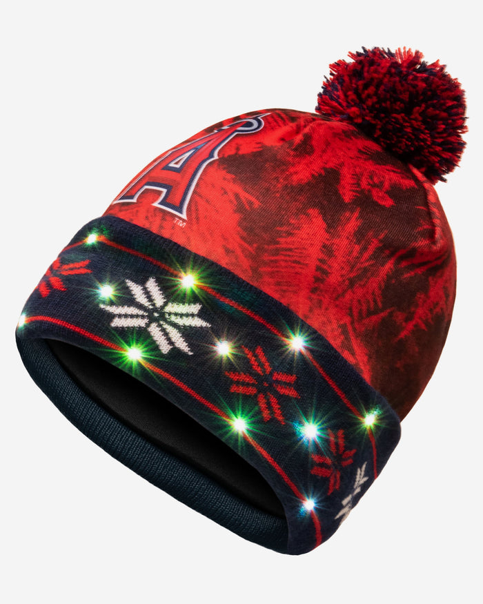 Los Angeles Angels Big Logo Light Up Beanie FOCO - FOCO.com