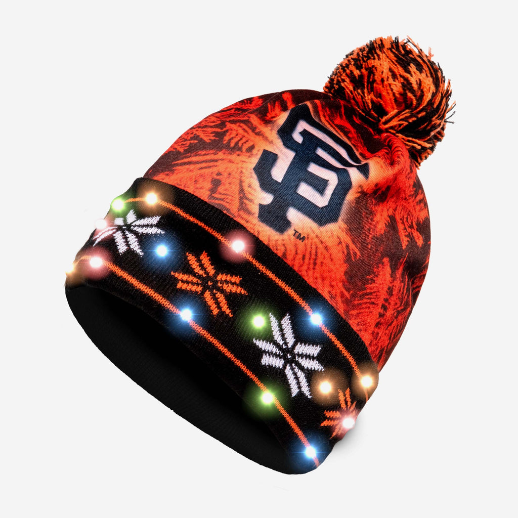 San Francisco Giants Big Logo Light Up Beanie FOCO - FOCO.com