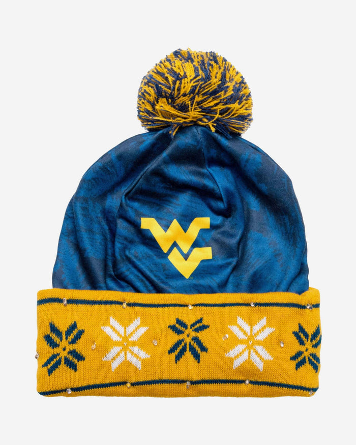 West Virginia Mountaineers Big Logo Light Up Beanie FOCO - FOCO.com