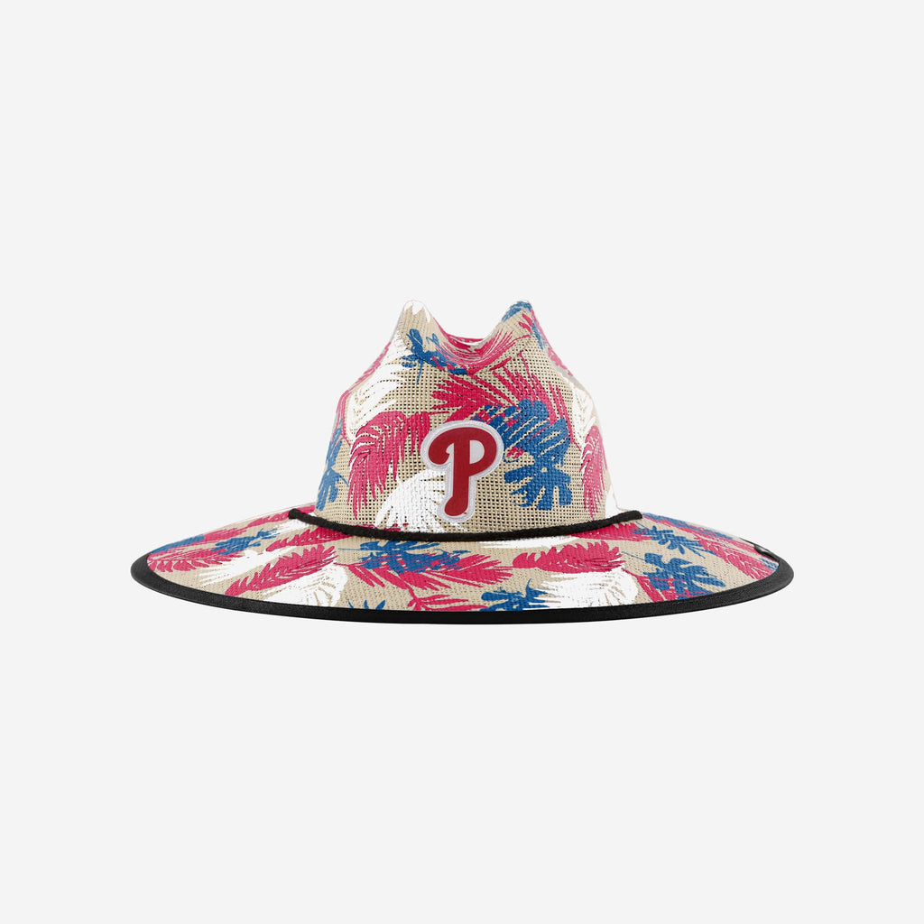 Philadelphia Phillies Floral Printed Straw Hat FOCO - FOCO.com