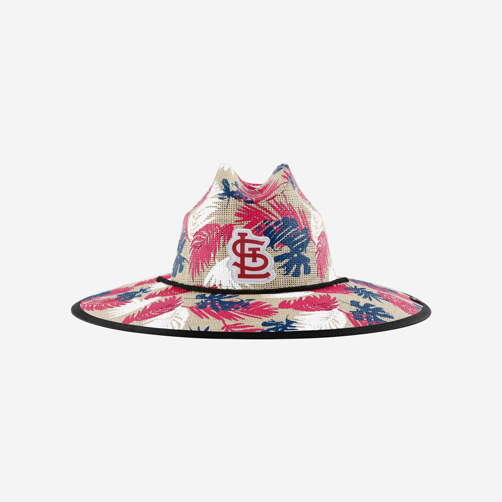 St Louis Cardinals Floral Printed Straw Hat FOCO - FOCO.com