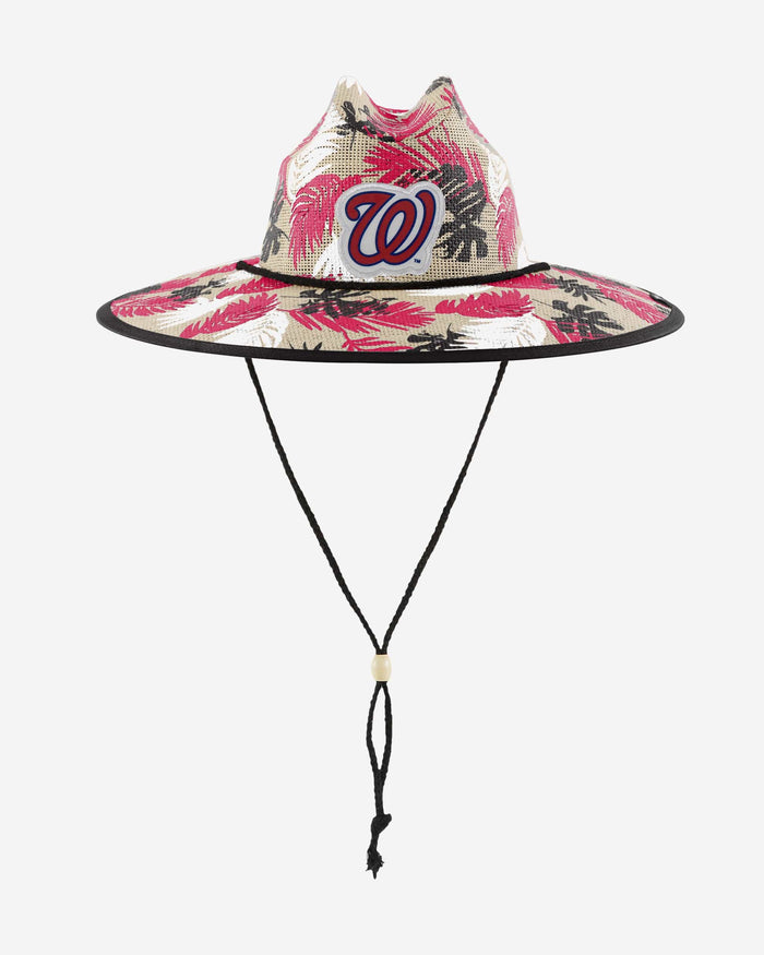 Washington Nationals Floral Printed Straw Hat FOCO - FOCO.com