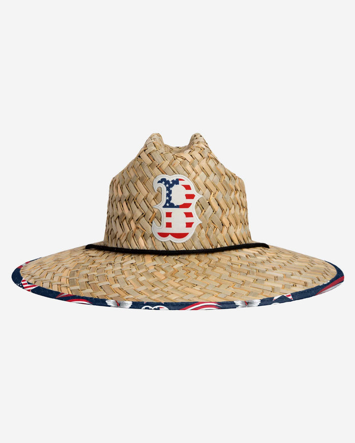 Boston Red Sox Americana Straw Hat FOCO - FOCO.com