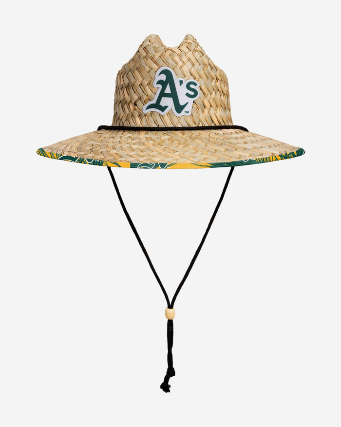 Oakland Athletics Floral Straw Hat FOCO - FOCO.com
