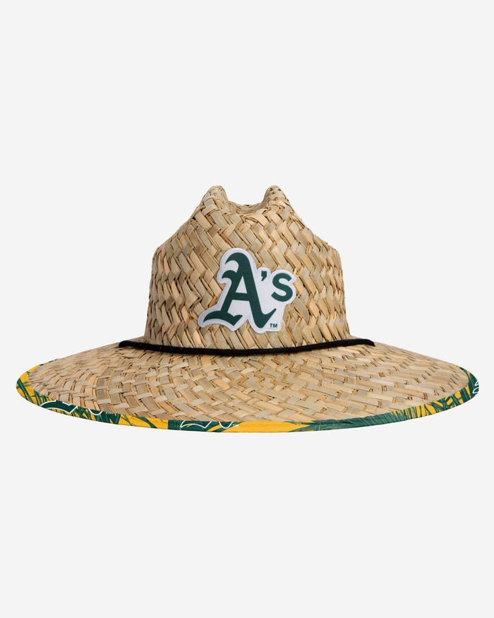Oakland Athletics Floral Straw Hat FOCO - FOCO.com