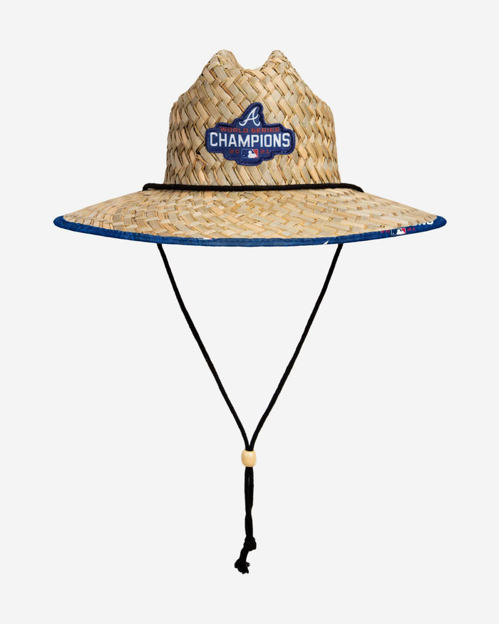 Atlanta Braves 2021 World Series Champions Straw Hat FOCO - FOCO.com