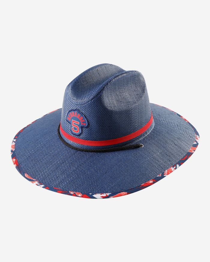 Enrique Hernandez Boston Red Sox Straw Hat FOCO - FOCO.com