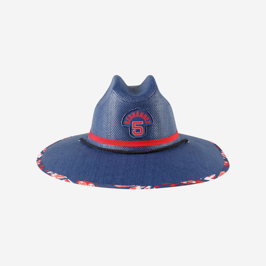 Enrique Hernandez Boston Red Sox Straw Hat FOCO - FOCO.com