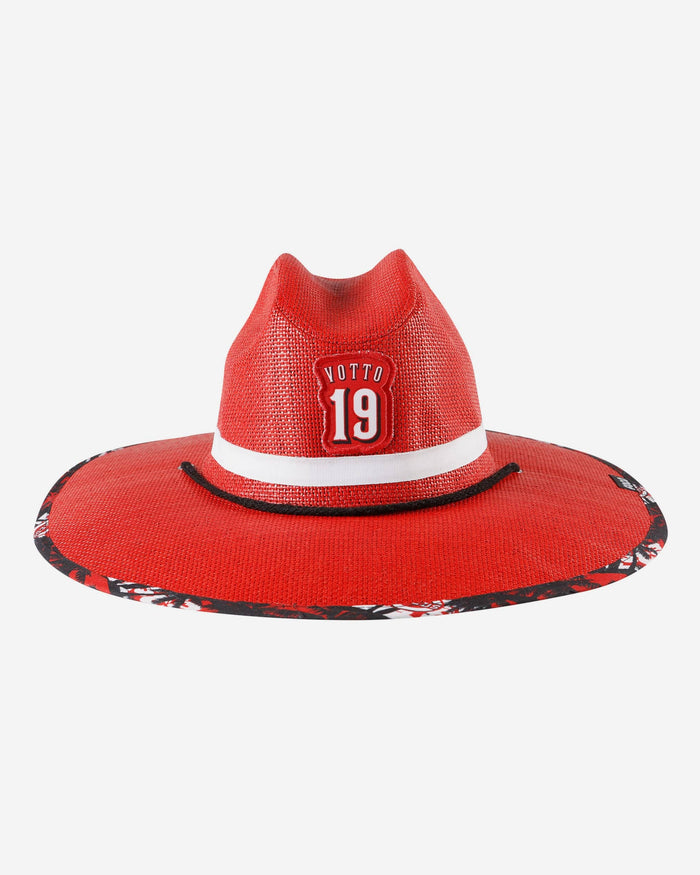 Joey Votto Cincinnati Reds Straw Hat FOCO - FOCO.com