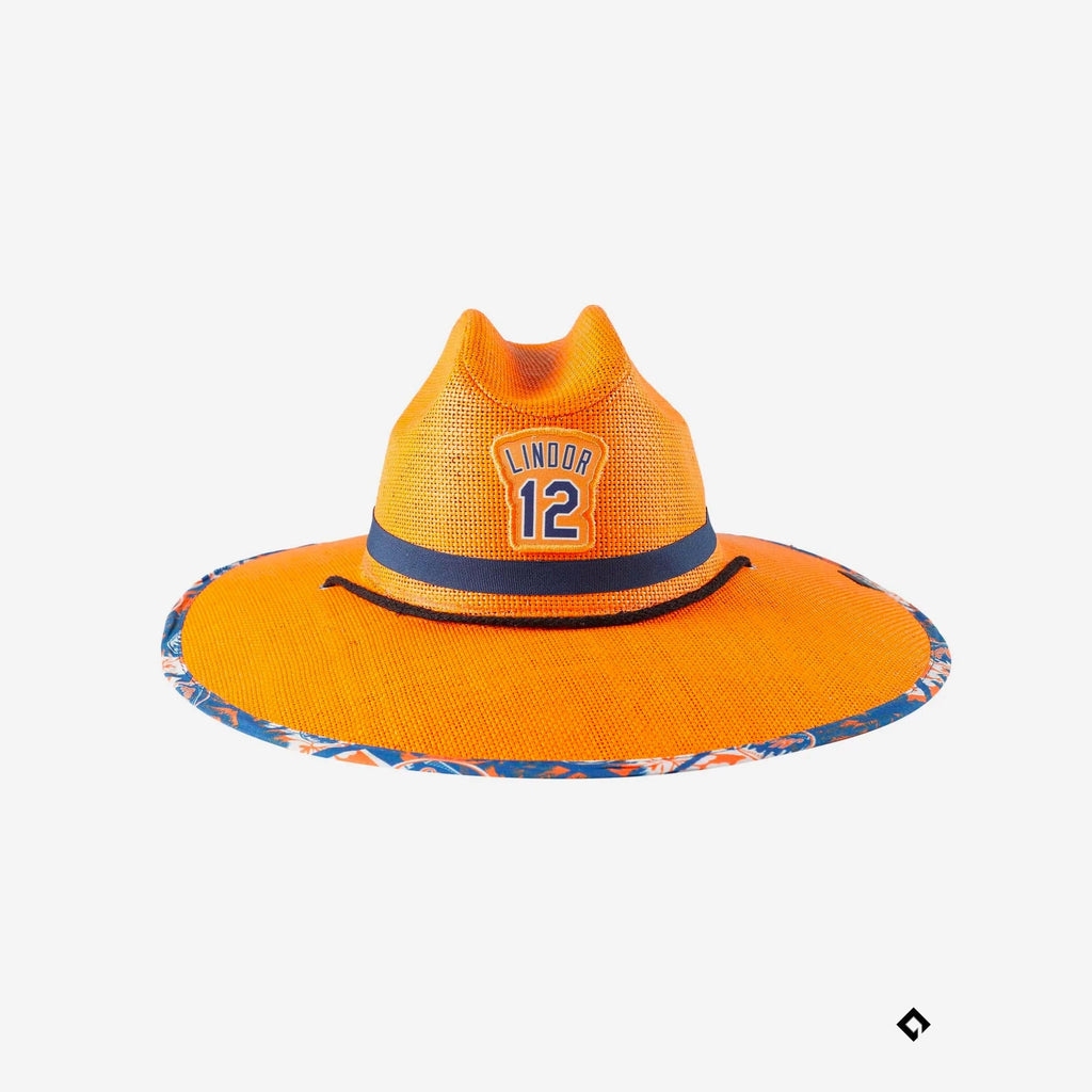 Francisco Lindor New York Mets Straw Hat FOCO - FOCO.com