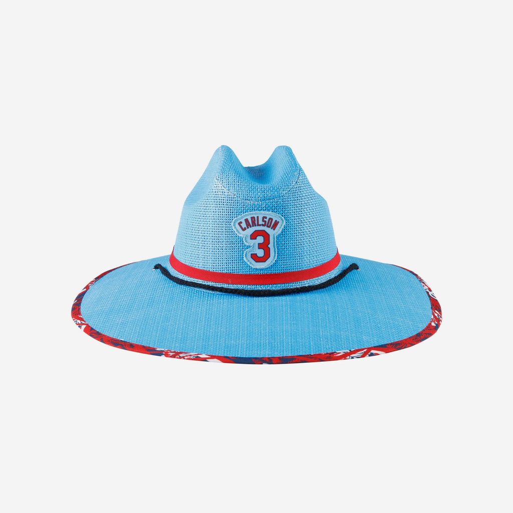 Dylan Carlson St. Louis Cardinals Player Straw Hat FOCO - FOCO.com