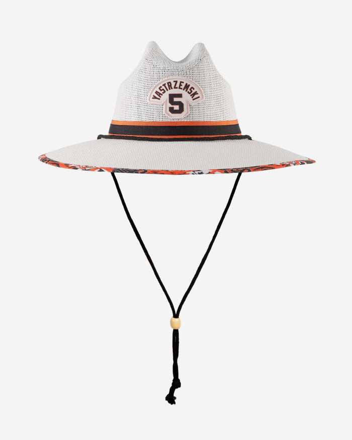 Mike Yastrzemski San Francisco Giants Straw Hat FOCO - FOCO.com