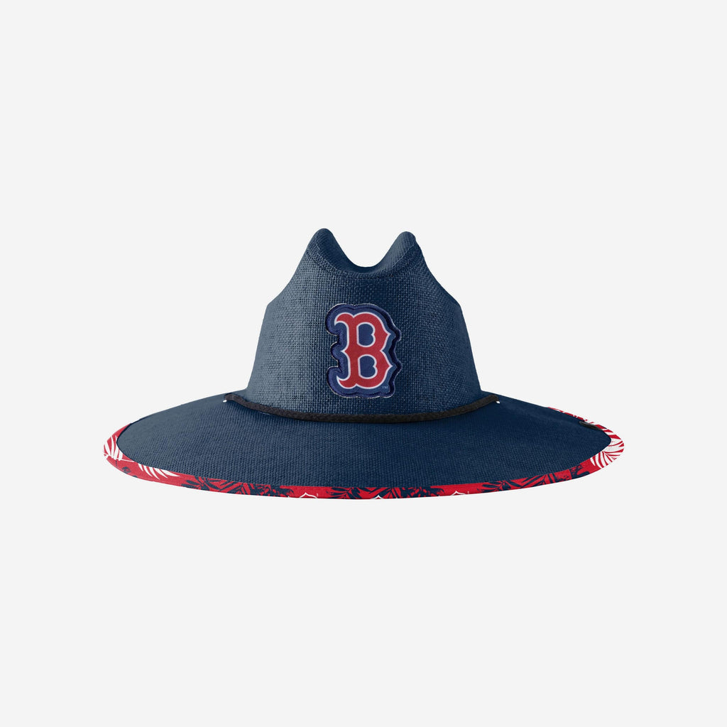 Boston Red Sox Team Color Straw Hat FOCO - FOCO.com