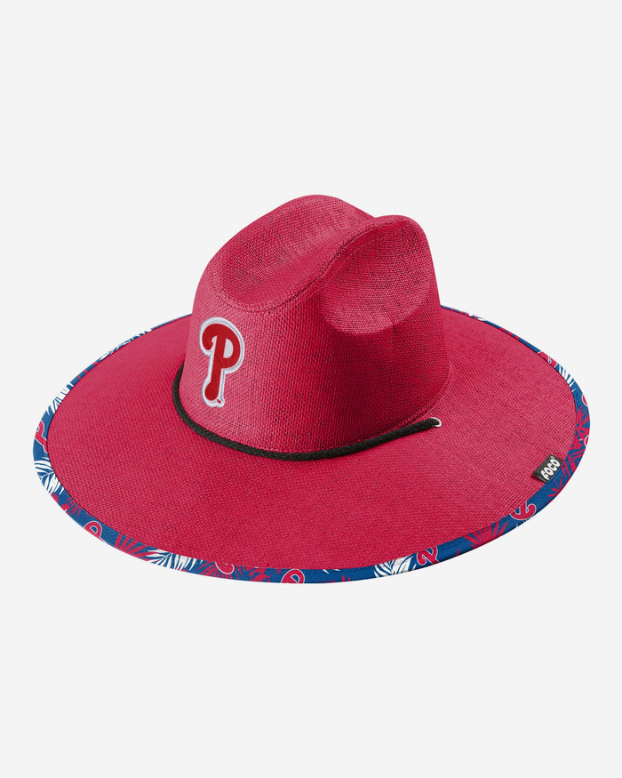 Philadelphia Phillies Team Color Straw Hat FOCO - FOCO.com