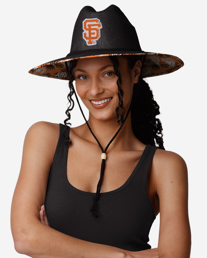 San Francisco Giants Team Color Straw Hat FOCO - FOCO.com