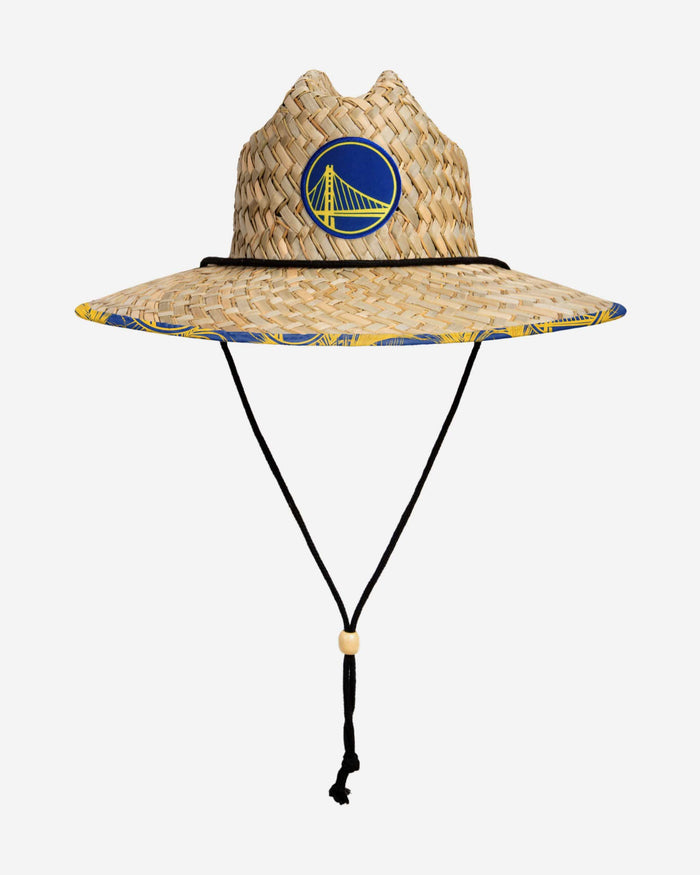 Golden State Warriors Floral Straw Hat FOCO - FOCO.com