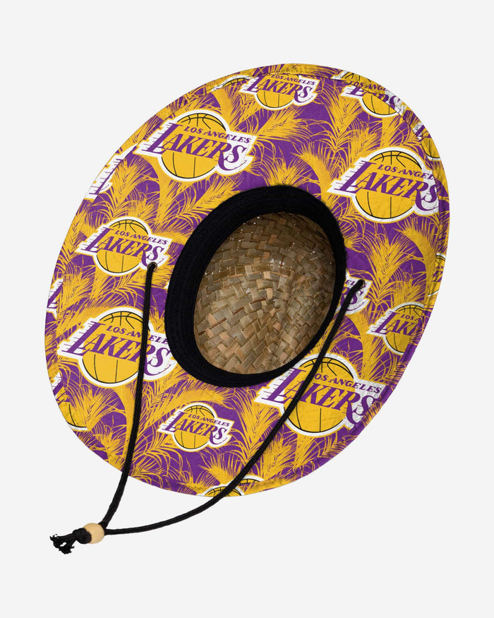 Los Angeles Lakers Floral Straw Hat FOCO - FOCO.com