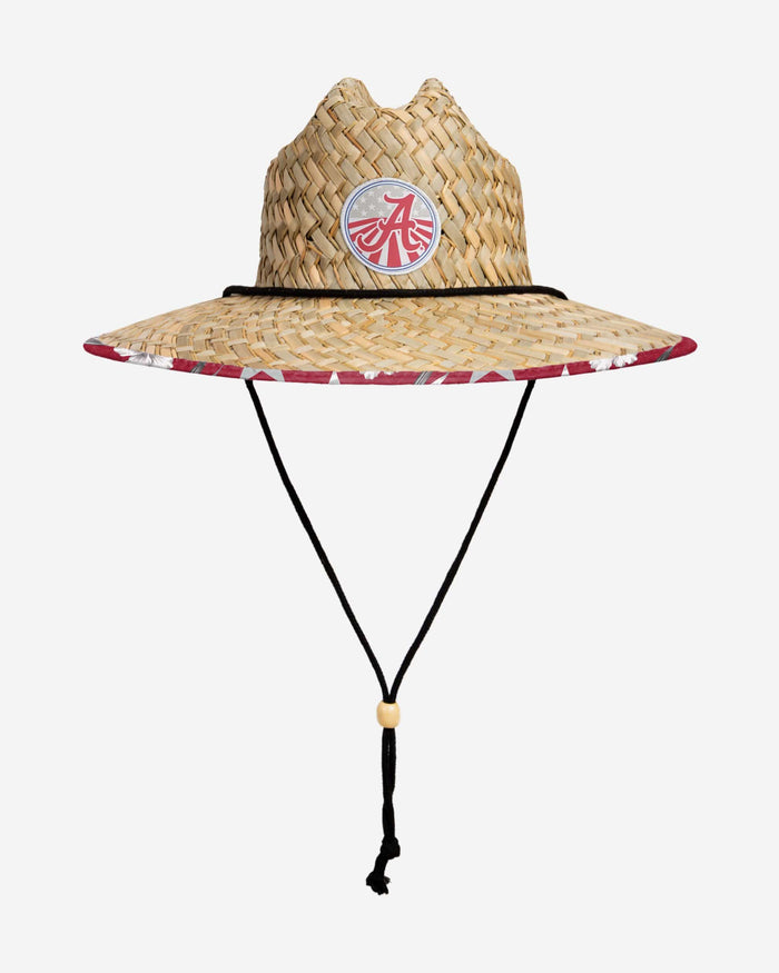 Alabama Crimson Tide Americana Straw Hat FOCO - FOCO.com