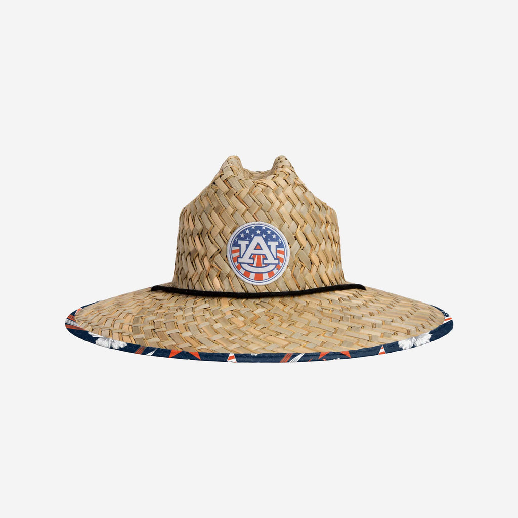 Auburn Tigers Americana Straw Hat FOCO - FOCO.com